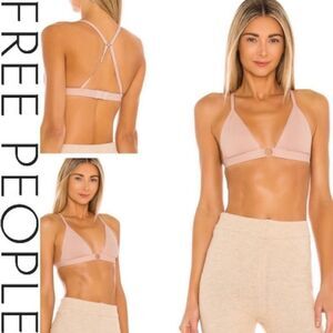 Free People Oh Scuba Neo Bralette: Antique Shell | XS: 32A/ 32B. NWT